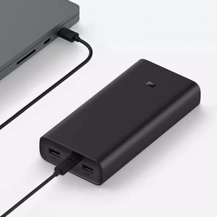 Powerbank 20000mAh Xiaomi Mi 50W Powerbank/ Compatible con Portátiles según especificaciones/ 50W/ Negra - Tiensol