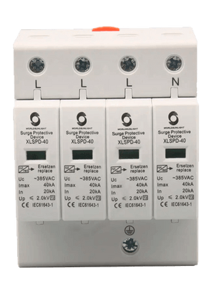 Protector de Sobretensiones 4P 385V XLSPD - 40 - Tiensol