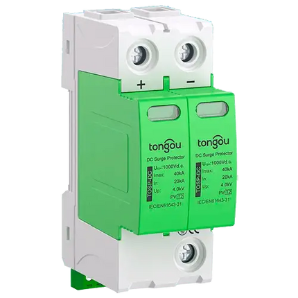 Protector Sobretensiones 1000VDC 2P Tongou - Tiensol