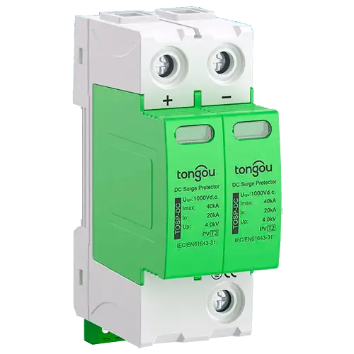 Protector Sobretensiones 1000VDC 2P Tongou - Tiensol