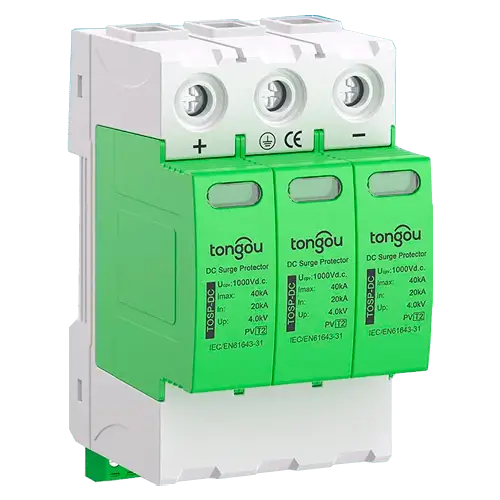 Protector Sobretensiones 1000VDC 3P Tongou - Tiensol