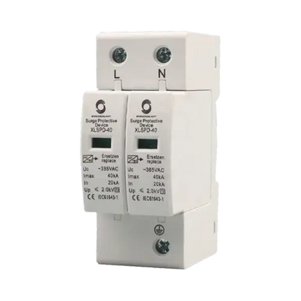 Protector de Sobretensiones Transitorias 2P 385V XLSPD - 40 - Tiensol