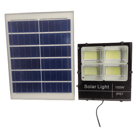 Proyector LED Solar 100W 224 LEDs 850 Lúmenes JNL - 74421 - Tiensol