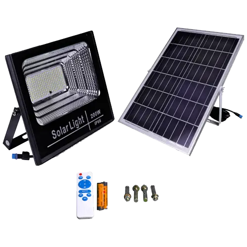 Proyector LED Solar 200W 200 LEDs 1250 Lúmenes JND - 7451 - Tiensol