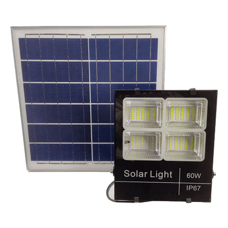 Proyector LED Solar 60W 120 LEDs 600 Lúmenes JNL - 74411 - Tiensol