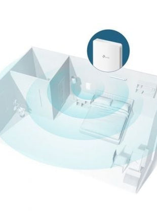 Punto de Acceso Inalámbrico TP - Link Omada EAP235 - WALL PoE 1200Mbps/ 2.4GHz 5GHz/ Antenas de 4dBi/ WiFi 802.11ac/a/n/b/g 802.3af/at - Tiensol