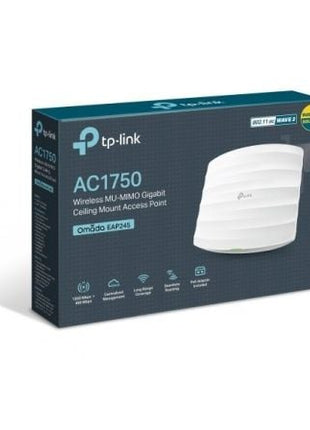 Punto de Acceso Inalámbrico TP - Link Omada EAP245 PoE 1700Mbps/ 2.4 GHz 5GHz/ Antena de 4dBi/ WiFi 802.11ac/n/b/g/a - Tiensol