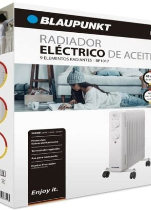 Radiador de Aceite Blaupunkt BP1017/ 2000W/ 9 Elementos Caloríficos - Tiensol