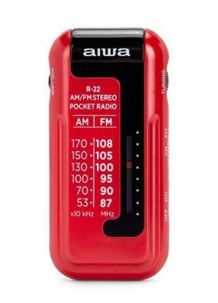 Radio Portátil Aiwa R - 22RD/ Roja - Tiensol