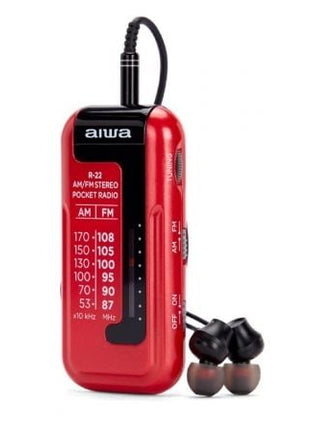 Radio Portátil Aiwa R - 22RD/ Roja - Tiensol