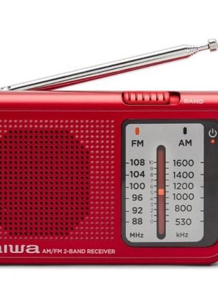 Radio Portátil Aiwa RS - 55RD/ Rojo - Tiensol