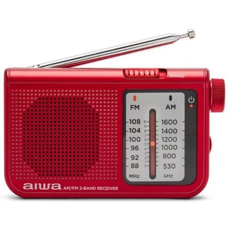 Radio Portátil Aiwa RS - 55RD/ Rojo - Tiensol