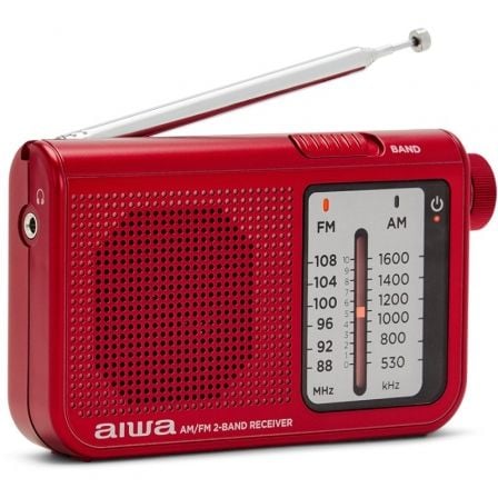 Radio Portátil Aiwa RS - 55RD/ Rojo - Tiensol