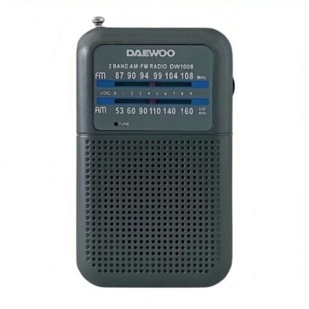 Radio Portátil Daewoo DW1008/ Gris - Tiensol