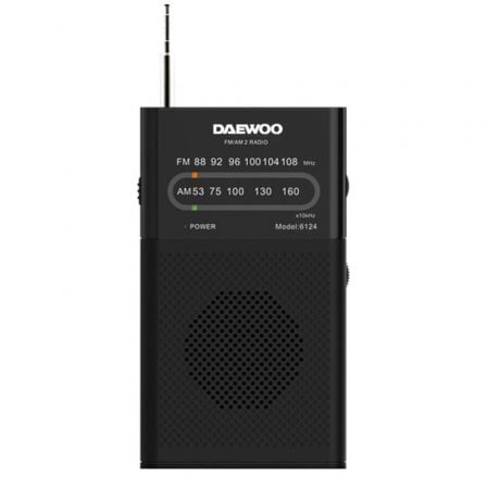 Radio Portátil Daewoo DW1027/ Negra - Tiensol