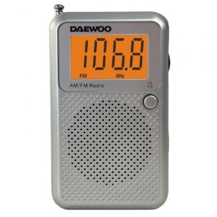 Radio Portátil Daewoo DW1115/ Gris - Tiensol