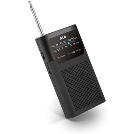 Radio Portátil SPC ICY Max/ Negra - Tiensol