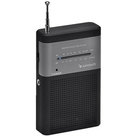 Radio Portátil Sunstech RPS42BLISBK/ Negra - Tiensol