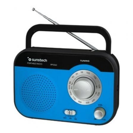 Radio Portátil Sunstech RPS560/ Azul - Tiensol