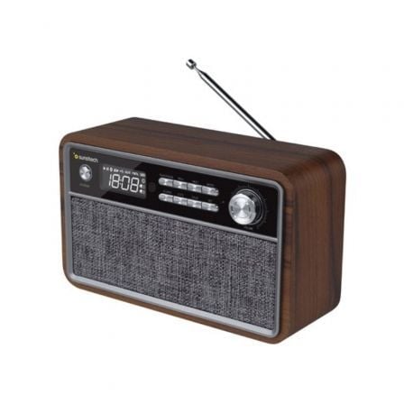 Radio Vintage Sunstech RPBT500/ Madera - Tiensol