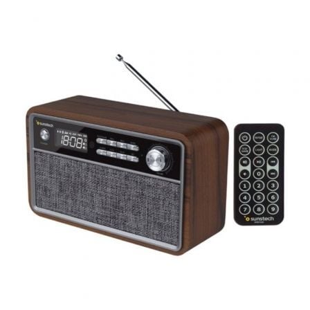 Radio Vintage Sunstech RPBT500/ Madera - Tiensol