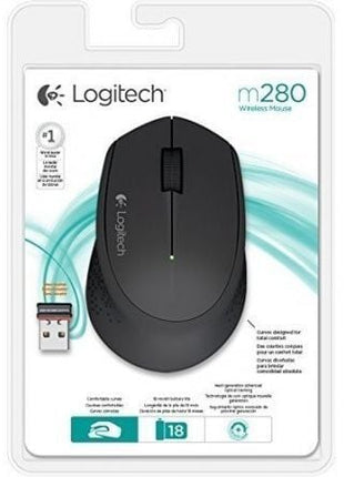 Ratón Ergonómico Inalámbrico Logitech M280/ Hasta 1000 DPI - Tiensol