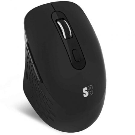 Ratón Ergonómico Inalámbrico por Bluetooth/ 2.4GHz Subblim Curve Ergo Dual Battery/ Batería recargable/ Hasta 1600 DPI/ Negro - Tiensol