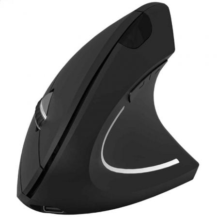 Ratón Ergonómico Inalámbrico por Bluetooth/ 2.4GHz Subblim Glide Vertical Ergo Dual Battery/ Batería Recargable/ Hasta 1600 DPI/ Negro - Tiensol