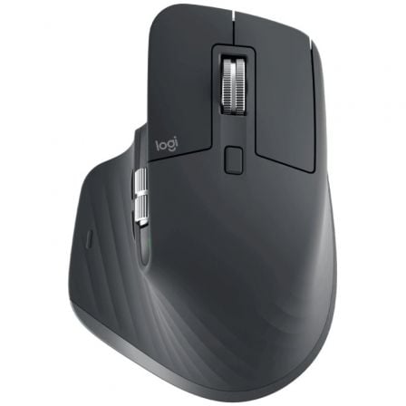 Ratón Ergonómico Inalámbrico por Bluetooth Logitech MX Master 3S/ Batería recargable/ Hasta 8000 DPI/ Grafito - Tiensol