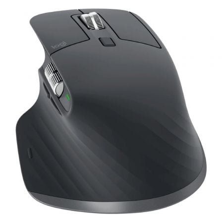 Ratón Ergonómico Inalámbrico por Bluetooth Logitech MX Master 3S/ Batería recargable/ Hasta 8000 DPI/ Grafito - Tiensol