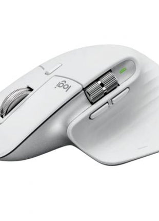 Ratón Ergonómico Inalámbrico por Bluetooth Logitech MX Master 3S/ Batería recargable/ Hasta 8000 DPI/ Gris Pálido - Tiensol