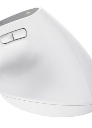 Ratón Ergonómico Inalámbrico por Bluetooth Trust Bayo+/ Batería Recargable/ Hasta 2400 DPI/ Blanco - Tiensol