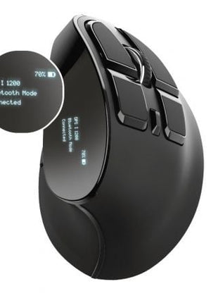 Ratón Ergonómico Inalámbrico por Bluetooth Trust Voxx/ Hasta 2400 DPI - Tiensol