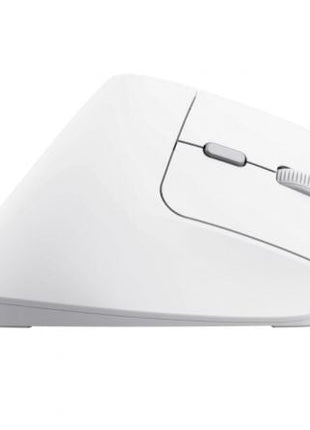 Ratón Ergonómico Inalámbrico Trust Bayo II/ Batería recargable/ Hasta 2400 DPI/ Blanco - Tiensol