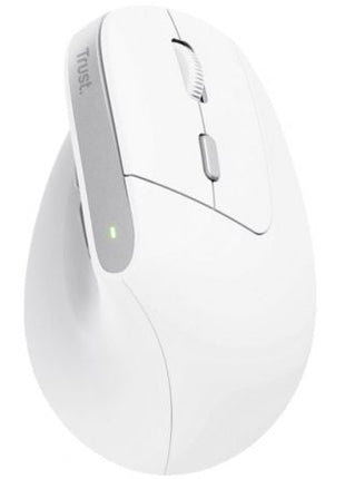 Ratón Ergonómico Inalámbrico Trust Bayo II/ Batería recargable/ Hasta 2400 DPI/ Blanco - Tiensol