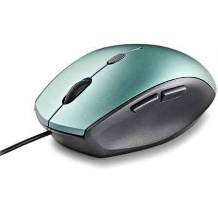 Ratón Ergonómico NGS Moth Ice/ Hasta 1600 DPI/ Verde Hielo - Tiensol