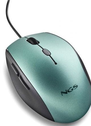 Ratón Ergonómico NGS Moth Ice/ Hasta 1600 DPI/ Verde Hielo - Tiensol