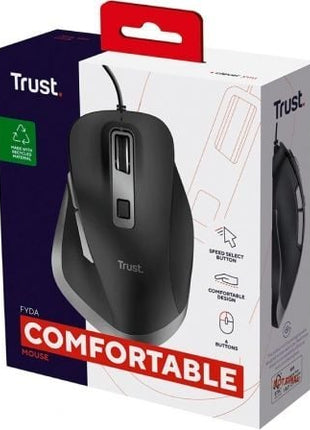 Ratón Ergonómico Trust Fyda Eco/ Hasta 5000 DPI - Tiensol