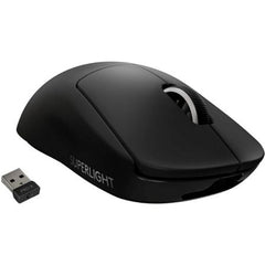 Ratón Gaming Inalámbrico Logitech PRO X Superlight/ Batería recargable/ Hasta 25600 DPI/ Negro - Tiensol