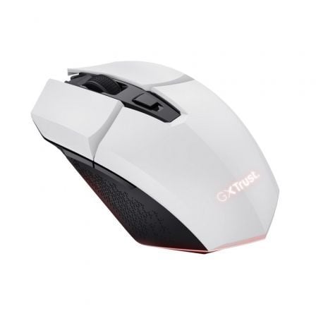 Ratón Gaming Inalámbrico Trust Gaming GXT 110 Felox/ Batería recargable/ Hasta 4800 DPI/ Blanco - Tiensol