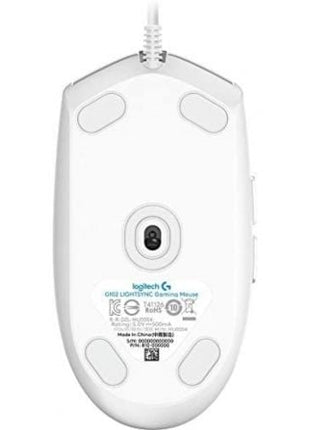 Ratón Gaming Logitech G102 Lightsync/ Hasta 8000 DPI/ Blanco - Tiensol