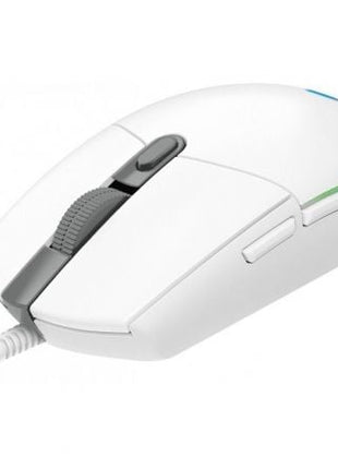 Ratón Gaming Logitech G102 Lightsync/ Hasta 8000 DPI/ Blanco - Tiensol