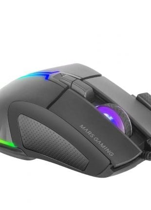 Ratón Gaming Mars Gaming MM - XT/ Hasta 12800DPI/ Negro - Tiensol