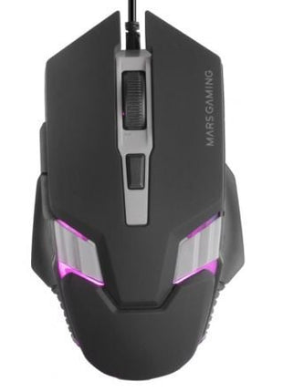 Ratón Gaming Mars Gaming MM024/ Hasta 4000 DPI/ Negro - Tiensol