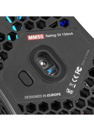 Ratón Gaming Mars Gaming MM55/ Hasta 12800 DPI - Tiensol