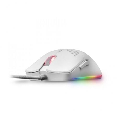 Ratón Gaming Mars Gaming MMAXW/ Hasta 12400DPI/ Blanco - Tiensol