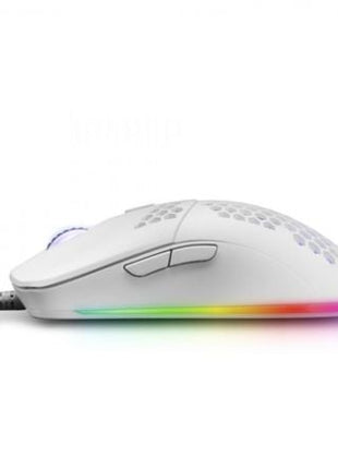 Ratón Gaming Mars Gaming MMAXW/ Hasta 12400DPI/ Blanco - Tiensol