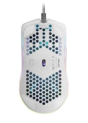 Ratón Gaming Mars Gaming MMAXW/ Hasta 12400DPI/ Blanco - Tiensol