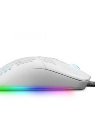 Ratón Gaming Mars Gaming MMAXW/ Hasta 12400DPI/ Blanco - Tiensol