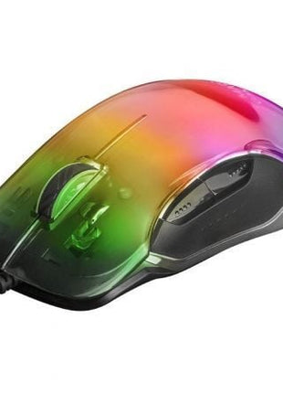 Ratón Gaming Mars Gaming MMGLOW/ Hasta 12800DPI/ Negro - Tiensol